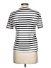 Zara Stripes Ivory Short Sleeve Turtleneck Size L - photo 2