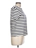 Zara Stripes Ivory Short Sleeve Turtleneck Size L - photo 4