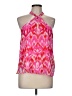Aqua 100% Polyester Pink Sleeveless Blouse Size M - photo 1