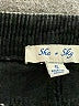 She + Sky 100% Cotton Solid Black Denim Skirt Size S - photo 4