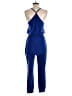 Adibosy Solid Blue Jumpsuit Size S - photo 2