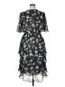 Sandra Darren 100% Polyester Black Cocktail Dress Size 14 - photo 2
