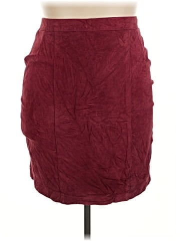 Maggie Lawrence Leather Skirt (view 1)