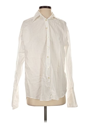 Ann Taylor Long Sleeve Button-Down Shirt (view 1)