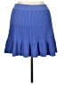 Elle Solid Blue Casual Skirt Size XL - photo 2