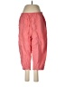 Assorted Brands 100% Cotton Solid Pink Casual Pants Size M - photo 1
