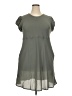 Scoop 100% Polyester Solid Green Gray Casual Dress Size XXL - photo 1