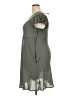 Scoop 100% Polyester Solid Green Gray Casual Dress Size XXL - photo 5