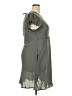 Scoop 100% Polyester Solid Green Gray Casual Dress Size XXL - photo 4