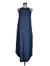 Double Zero Solid Blue Casual Dress Size M - photo 1