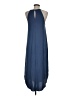 Double Zero Solid Blue Casual Dress Size M - photo 2
