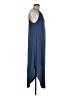 Double Zero Solid Blue Casual Dress Size M - photo 4