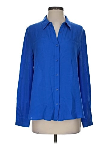 Rebecca Minkoff Long Sleeve Silk Top (view 1)