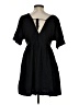 Unbranded Solid Black Casual Dress Size S - photo 2