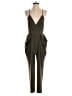 BCBGeneration Solid Green Jumpsuit Size S - photo 1