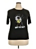 Unbranded 100% Polyester Black Short Sleeve T-Shirt Size XXL - photo 1