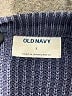Old Navy 100% Cotton Houndstooth Blue Pullover Sweater Size L - photo 7
