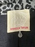 Rebecca Taylor Animal Print Black Blazer Size 8 - photo 6