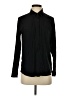 Athleta Solid Black Long Sleeve Button-Down Shirt Size XS - photo 1