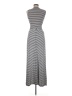 Studio M Stripes Gray Casual Dress Size M - photo 2