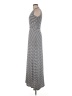 Studio M Stripes Gray Casual Dress Size M - photo 5