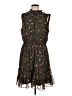 Drew 100% Polyester Floral Green Casual Dress Size L - photo 1