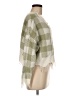 Just Polly 100% Acrylic Plaid Green Pullover Sweater Size M - photo 4