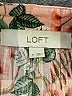 Ann Taylor LOFT Floral Orange Short Sleeve Blouse Size M - photo 7