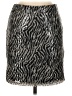 Vila 100% Polyester Chevron-herringbone Silver Formal Skirt Size M - photo 1