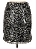 Vila 100% Polyester Chevron-herringbone Silver Formal Skirt Size M - photo 2
