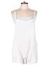 colsie 100% Cotton Solid White Romper Size L - photo 1