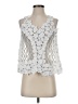Daisy Fuentes 100% Nylon White Sleeveless Blouse Size XS - photo 1