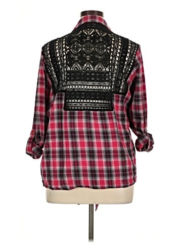 Democracy 3/4 Sleeve Button-Down Shirt (view 2)
