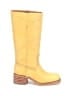 FRYE 100% Leather Yellow Boots Size 8 - photo 1