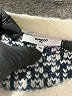 Suncoo Chevron-herringbone Blue Pullover Sweater Size XS - photo 7