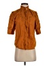 J.Crew Orange Short Sleeve Blouse Size XS - photo 1