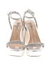 Steve Madden Metallic Silver Sandals Size 9 - photo 2