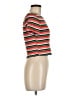 Caution to the Wind Orange Short Sleeve Top Size M - photo 4