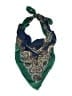 Textures 100% Polyester Paisley Teal Scarf One size - photo 1