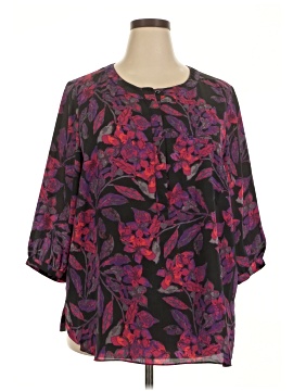 Not Your Daughter's Jeans 3/4 Sleeve Blouse (view 1)