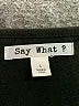 Say What? Solid Black Cocktail Dress Size L - photo 7