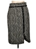 Zara 100% Viscose Chevron-herringbone Gray Formal Skirt Size L - photo 2
