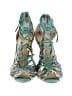 Brian Atwood Tropical Teal Sandals Size 7 1/2 - photo 2