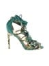 Brian Atwood Tropical Teal Sandals Size 7 1/2 - photo 1