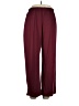 Emery Rose Solid Burgundy Casual Pants Size 0XL - photo 1