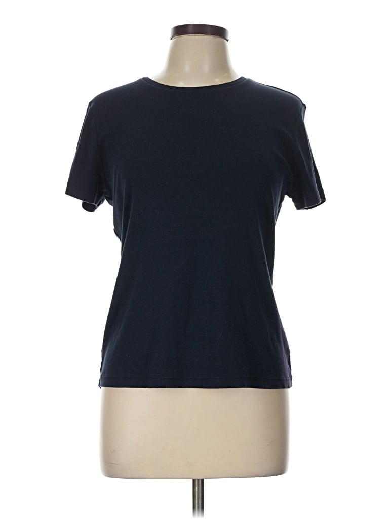 Pre-owned Talbots Short Sleeve T-shirt In Blue