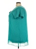 Just My Size Teal Short Sleeve Henley Size 3X Plus - photo 5
