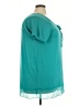 Just My Size Teal Short Sleeve Henley Size 3X Plus - photo 4