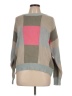 Wishlist 100% Cotton Color Block Tan Pullover Sweater Size L - photo 1