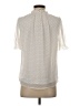 Tamara H. Polka Dots Ivory Short Sleeve Blouse Size S - photo 2
